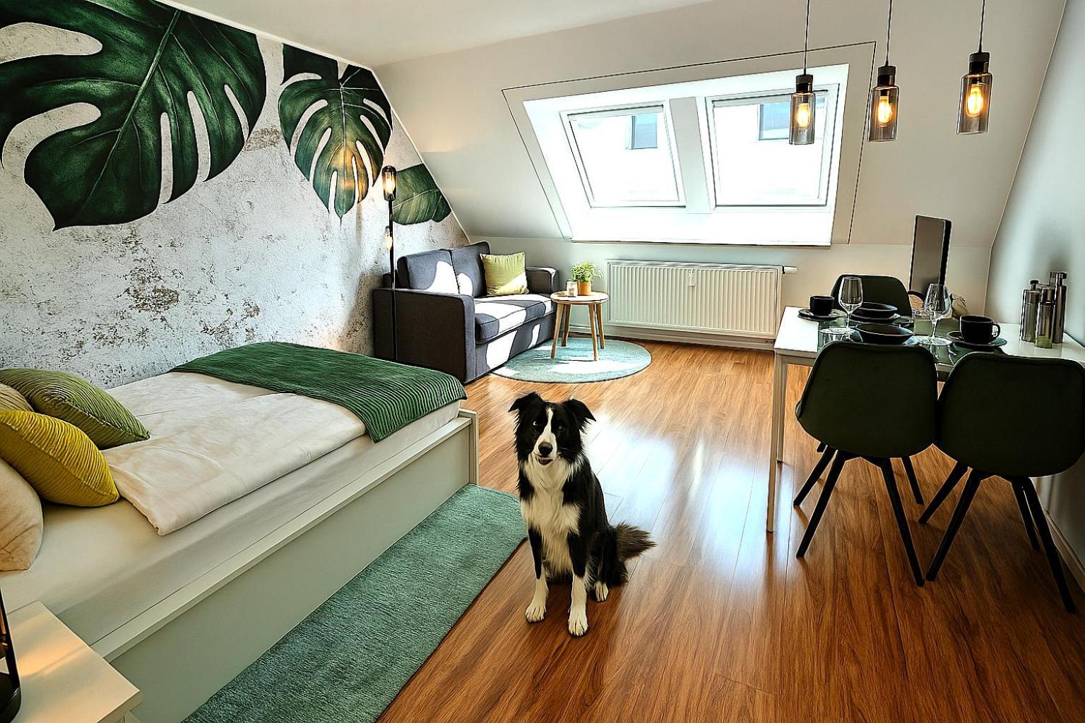 Homely Serenity Greens - Stylisch Studio-apartment With Kitchen - 10 Min To Station, Pet Friendly Appartement