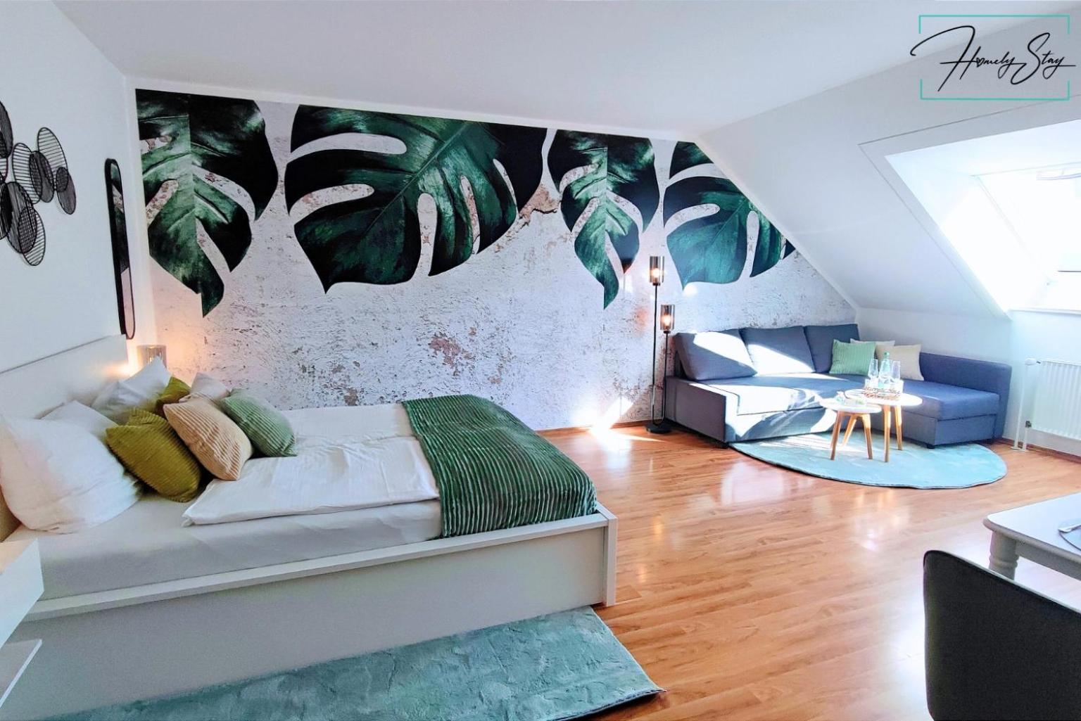 Homely Serenity Greens - Stylisch Studio-apartment With Kitchen - 10 Min To Station, Pet Friendly Apartment *