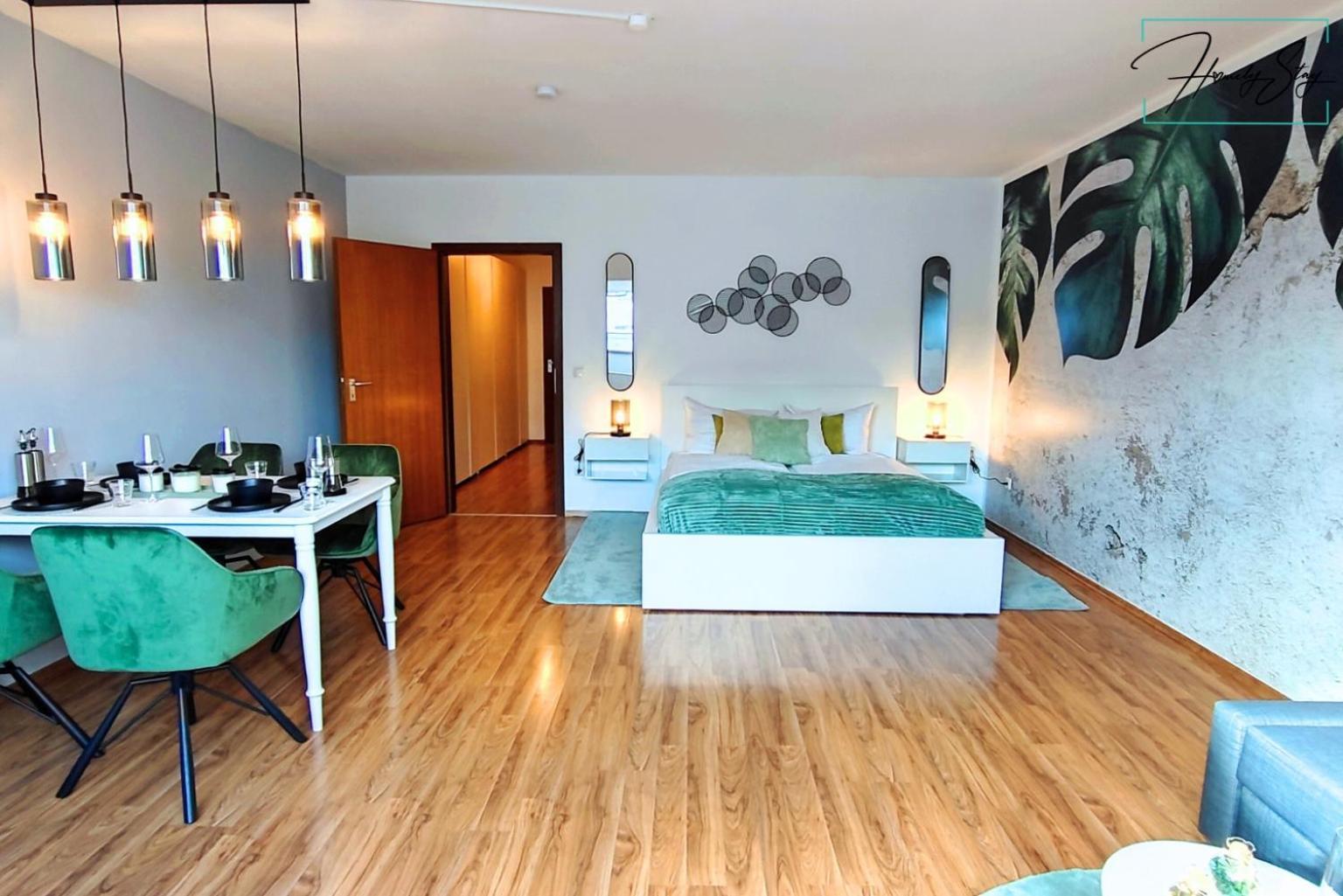 Homely Serenity Greens - Stylisch Studio-apartment With Kitchen - 10 Min To Station, Pet Friendly Munich